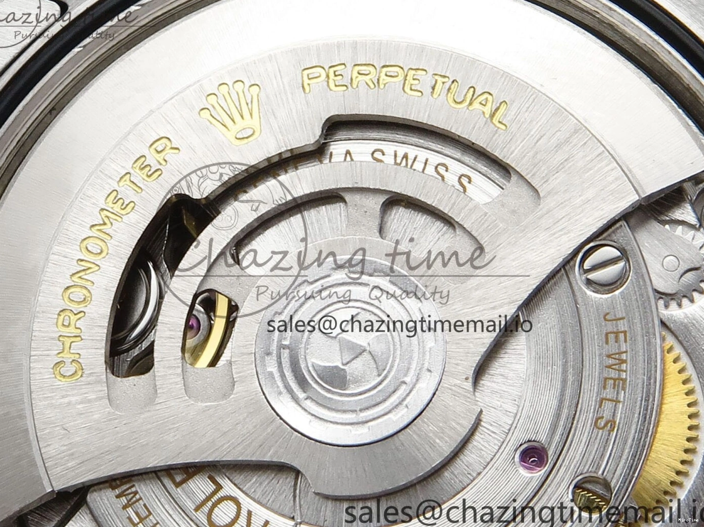 MiroTime 0418 SmartChoice DateJust 36 126233 EWEF Best Edition YG Stick Dial on SS YG Oyster Bracelet A 669